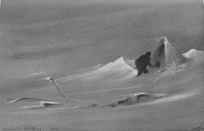 A Blizzard Camp&mdash;E. A. Wilson, del.